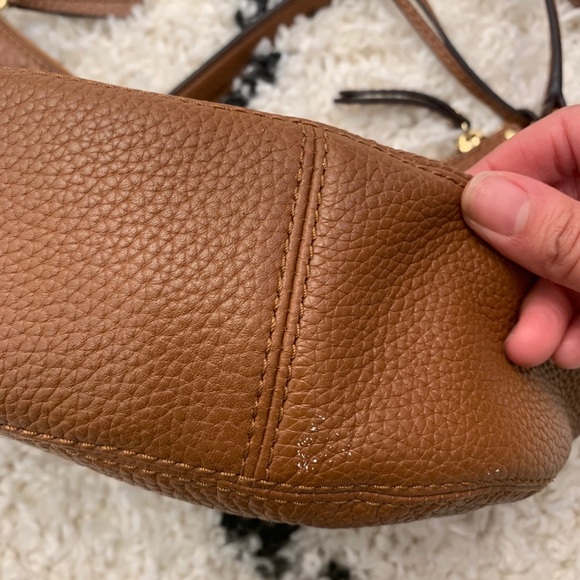 Michael Kors tan saddle bag - Picture 3 of 4